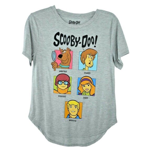 Hanna-Barbera Tops - Scooby Doo Juniors S (3/5) Hanna-Barbera Grey Graphic T-Shirt New With Tags